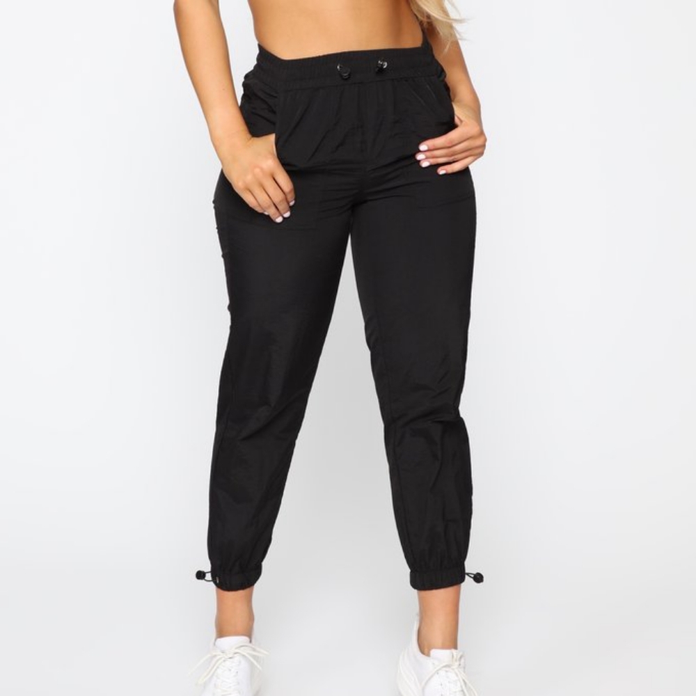 Black Drawstring Joggers